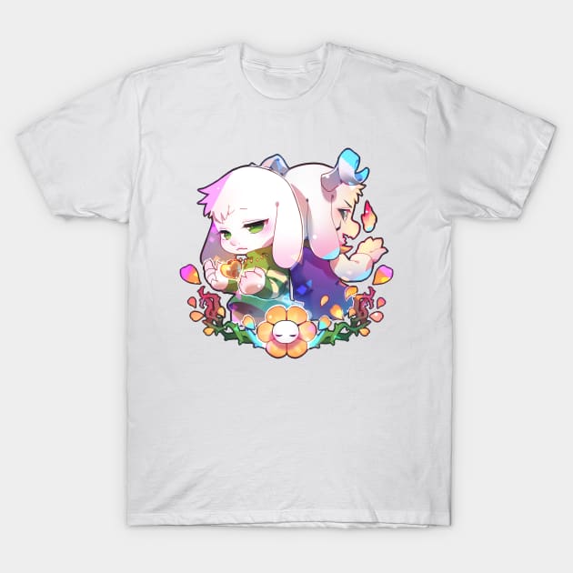 undertale- asriel T-Shirt by Clivef Poire